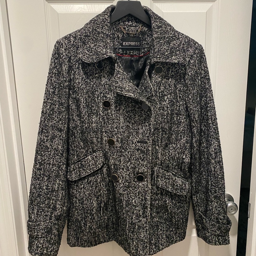 Express Black & White Jacket US Size Medium
